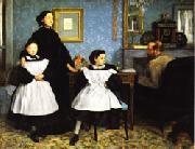 Edgar Degas Family Portrait(or the Bellelli Family) Germany oil painting reproduction
